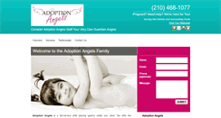 Desktop Screenshot of adoptionangels.net